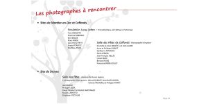 Montier Photo Festival