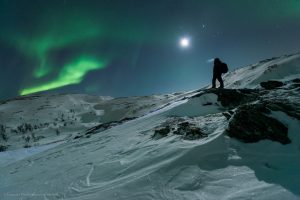 Tromso sous une aurore boréale - Emmanuel Berthier