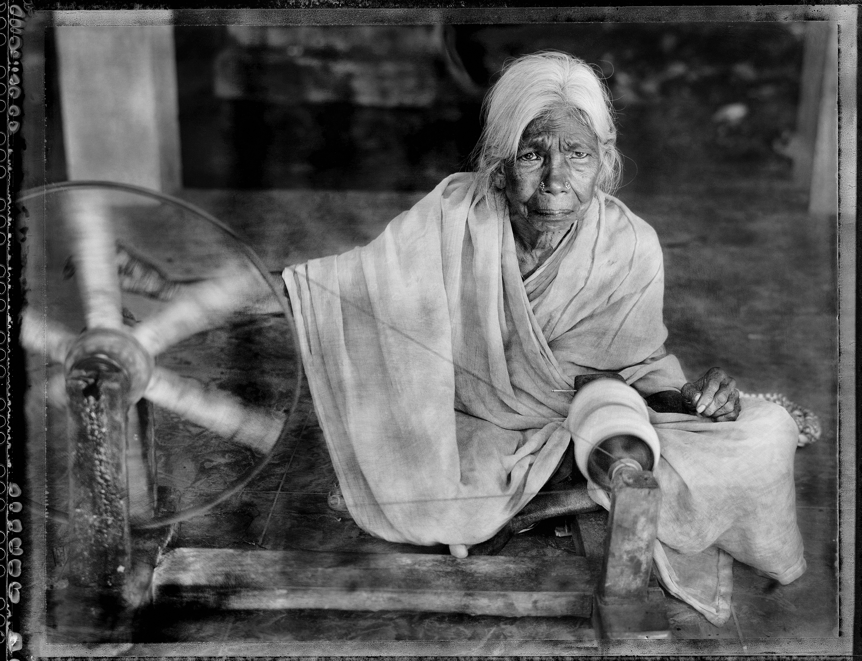 la fileuse SUD de l' Inde - libre de droits