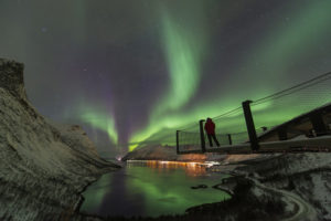 Aurore boréale sur Senja - Norvège - © Aventure Arctique