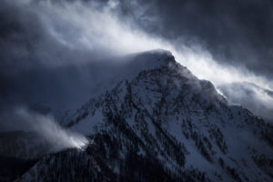 Tempête sur les contreforts de Siguret - Fabien Dal Vecchio