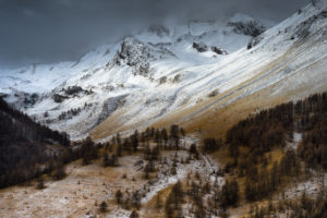 L'hiver s'installe dans le vallon du Lauzanier - Fabien Dal Vecchio