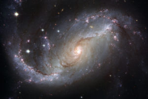 La galaxie spirale barrée NGC 1672 - Nasa/ESA