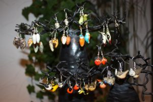L'Arbre aux oiseaux (boucles d'oreilles) - Sans droit d'auteur
