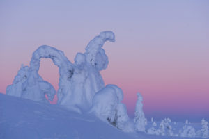 Retour du soleil après la nuit polaire - Laponie - © Jean-Marc Perigaud
