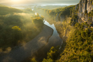 Brume sur la vallée de l'Ardèche - Simon Bugnon