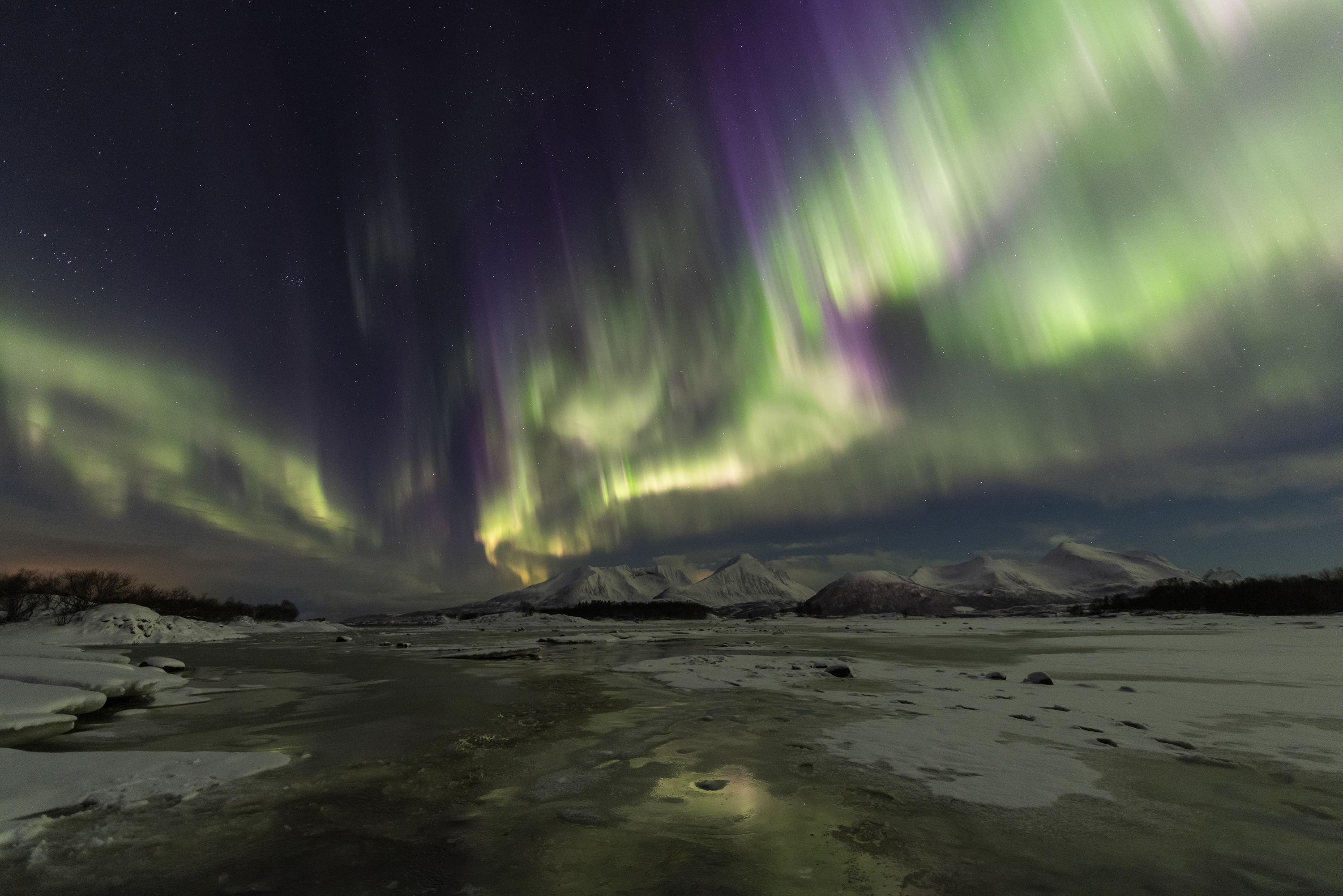 Banquise sur fond de fjord - Île de Senja - Norvège - © Jean-Marc Perigaud