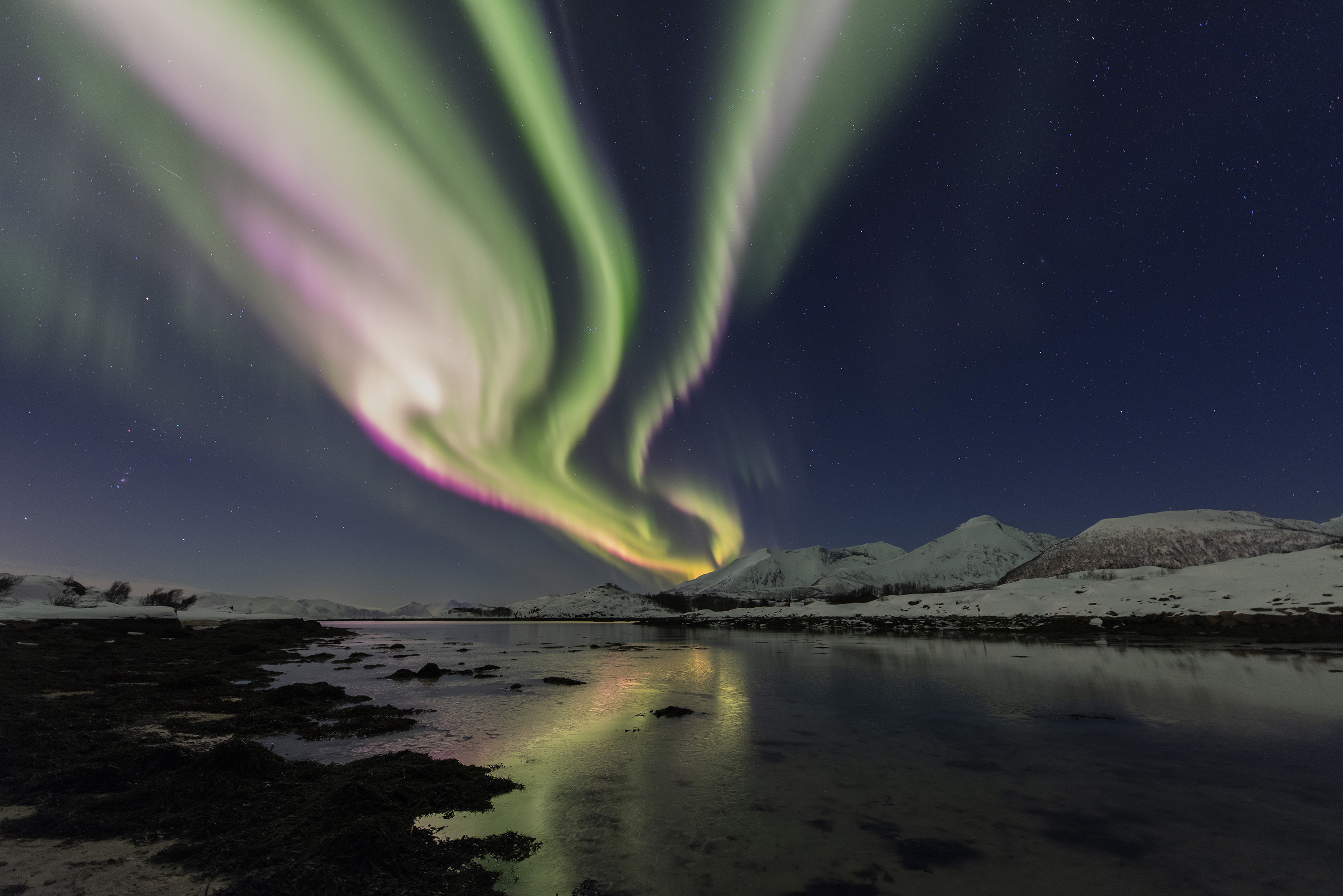 La mer commence à geler - Île de Senja - © Jean-Marc Perigaud