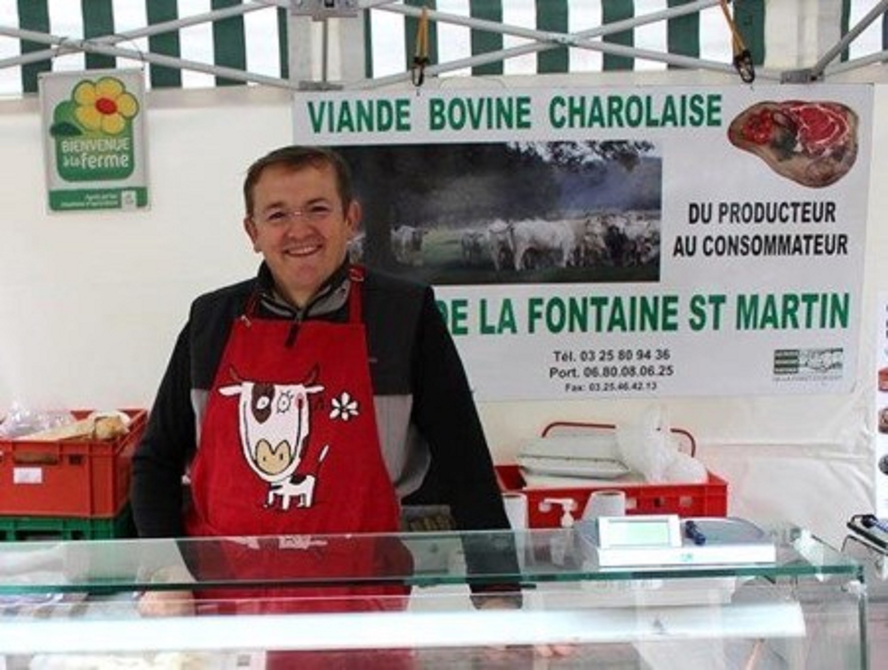 Un de nos adhérents Gérard Renault producteur de boeuf - Gérard Renault