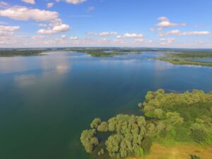Le lac du Der, un lac-réservoir exploité par Seine Grands Lacs qui en est également le propriétaire - Seine Grands Lacs